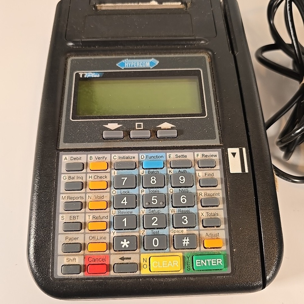 Hypercom T7Plus Credit Card Machine‎ Reader - Picture 2 of 6